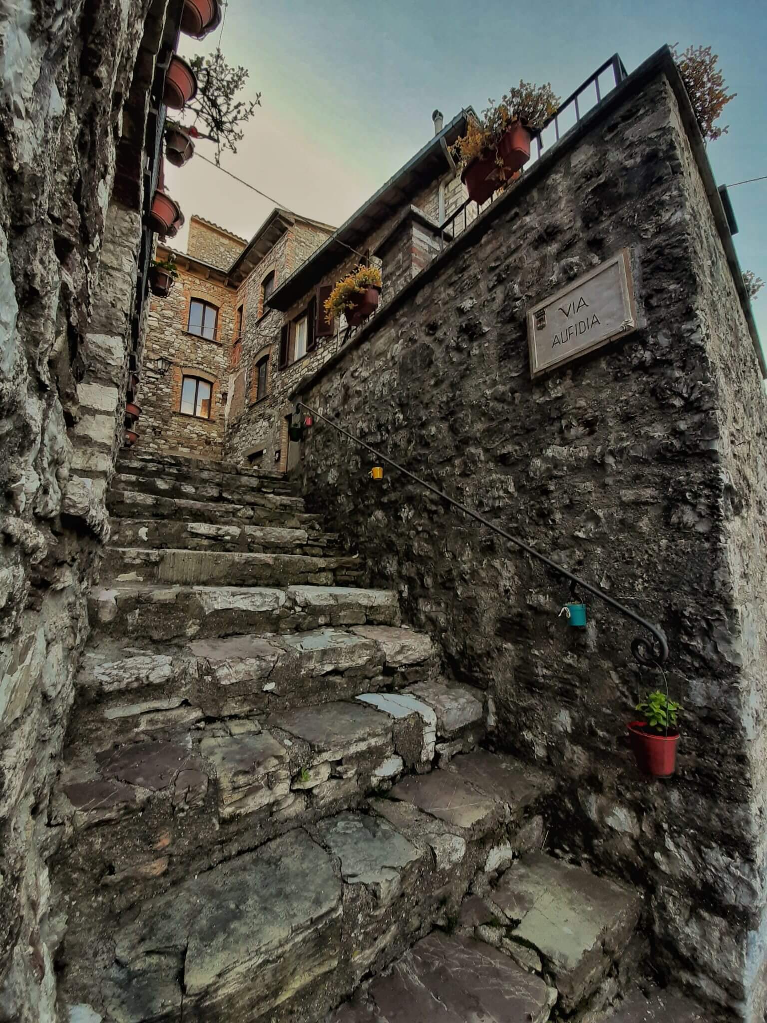 cammino dei borghi silenti mappa